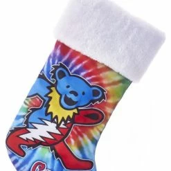Deals 🌟 Kurt S. Adler, Inc. Kurt Adler Grateful Dead Dancing Bear ❄ Christmas Stocking, 19" ✨