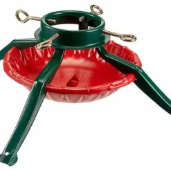 Wholesale 🎉 Jack-Post 95-4464 Steel 🎁 Christmas Tree Stand For Up To 7', 4-Legs, Red & Green 💯
