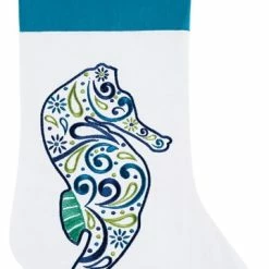 Best reviews of 🧨 C & F Home Coastal Meridian Seahorse Embroidered 20 Inch 🎁 Christmas Holiday Stocking ✨